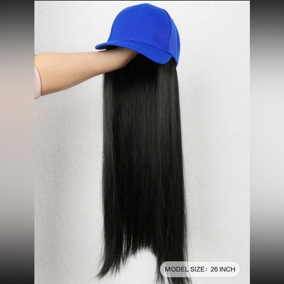Wigs With Hat Baseball Cap With Hair Extensions For Women Cap - Picture 4 of 4
